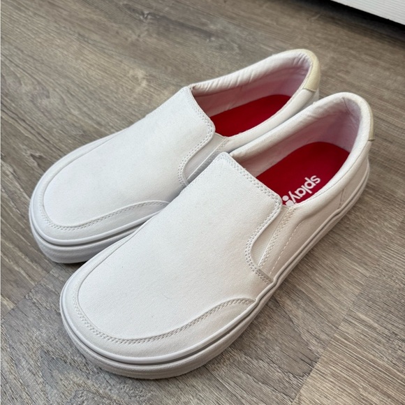 Splay Freestyle Slip On Sneaker M9.5/W11 White Casual Barefoot Minimalist Shoe main image 5